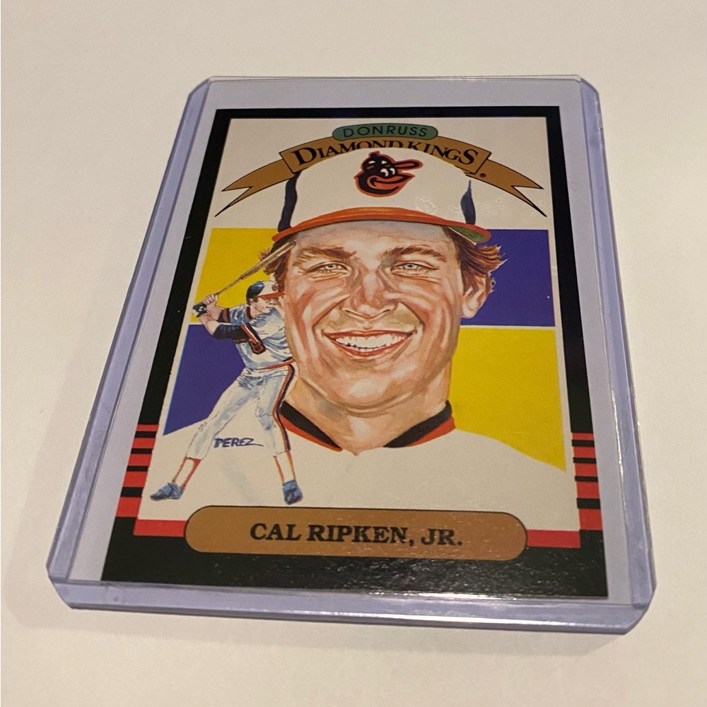 Cal Ripken Jr. 1985 Donruss Diamond Kings Baseball Card # 14 Vintage Collectible